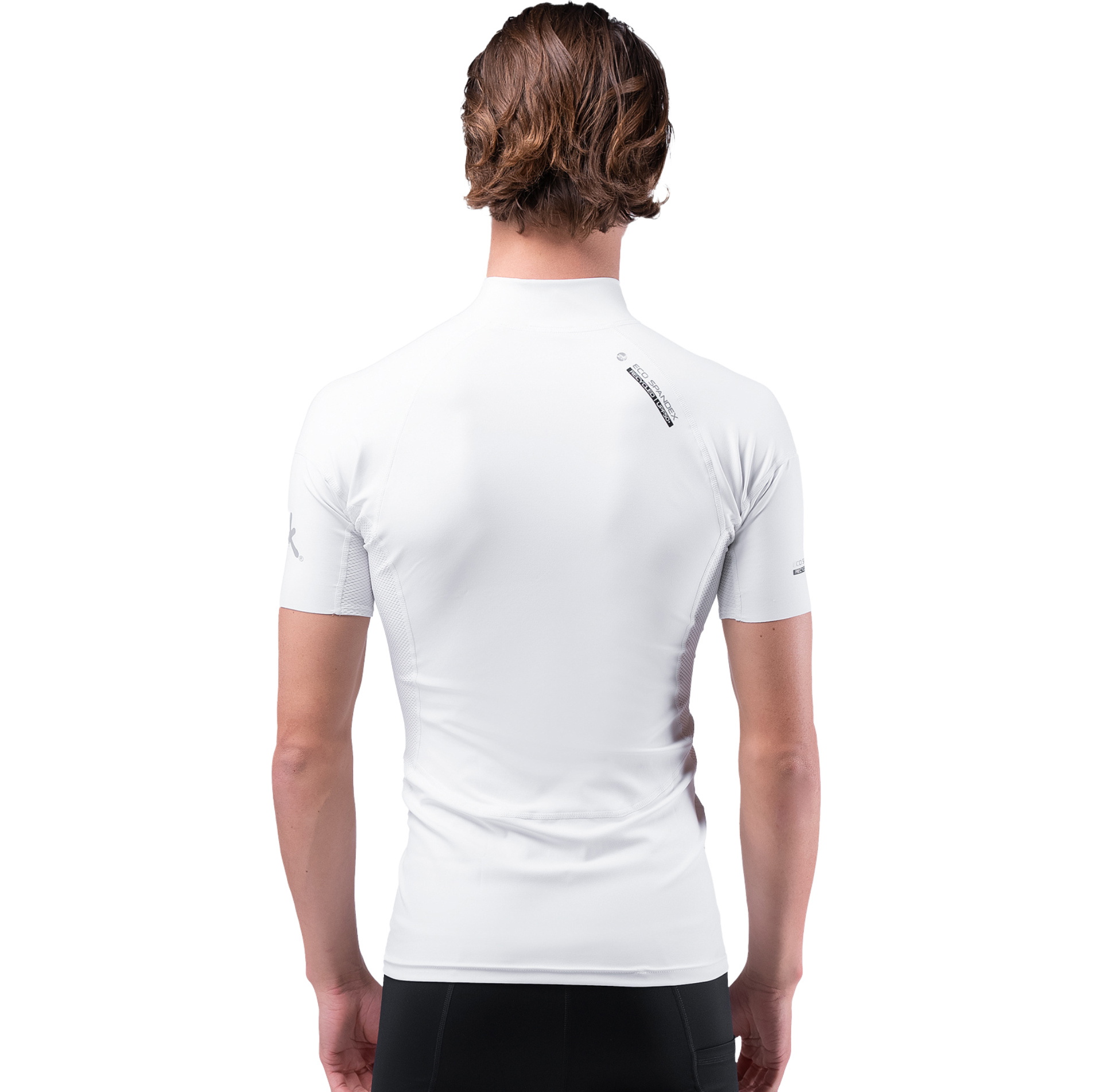 Zhik Mens Eco Spandex UPF50+ Short Sleeve Top DTP-0067-M-WHT - White